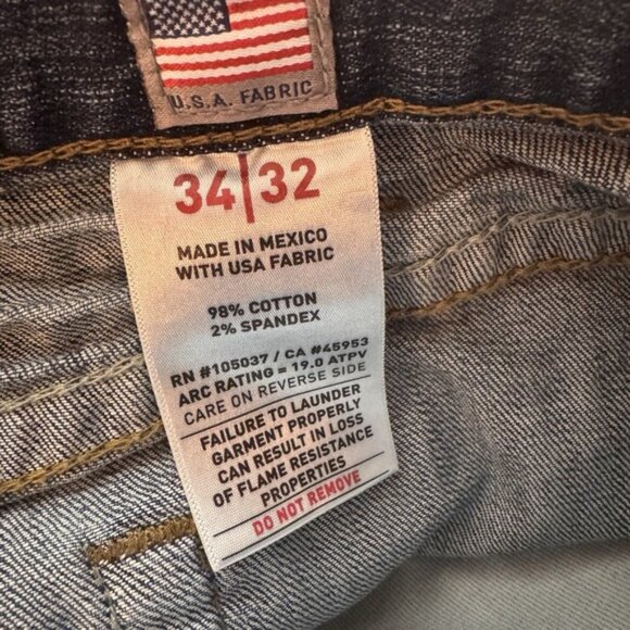 Men's Ariat FR M4 Relaxed Boot Work Jeans 34x31 Fire Resistant Cowboy Western - Picture 8 of 9